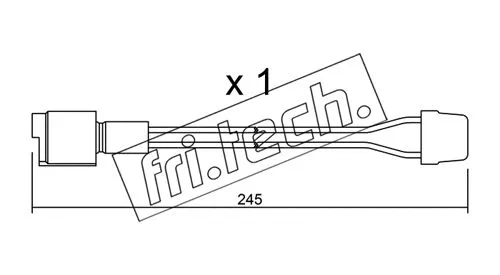 Warning Contact, brake pad wear (SU.072)
