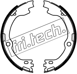 Brake Shoe Set, parking brake (1253.738)