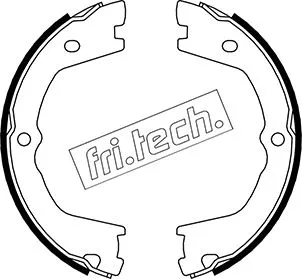 Brake Shoe Set, parking brake (1034.110)