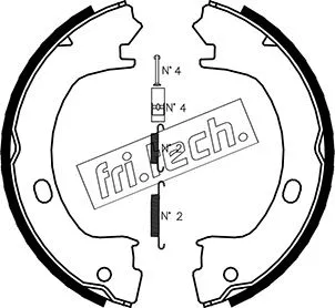 Brake Shoe Set, parking brake (1023.006K)