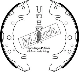 Brake Shoe Set (1046.207)