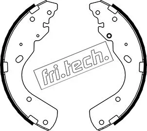 Brake Shoe Set (1040.156)