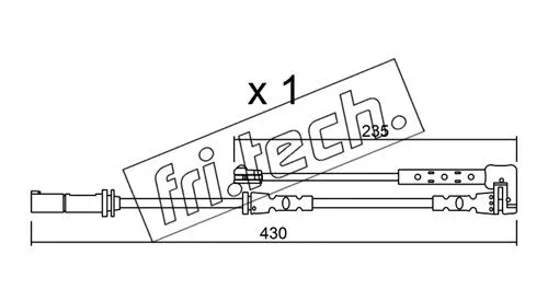 Warning Contact, brake pad wear (SU.311)