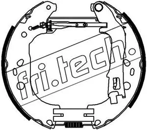 Brake Shoe Set (16447)