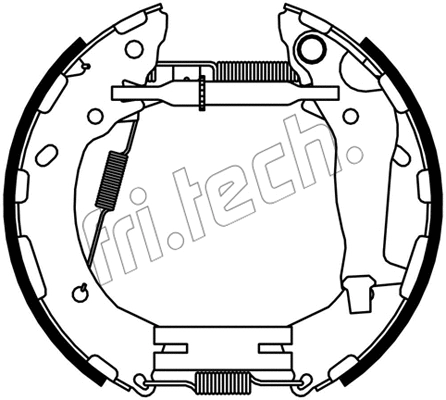 Brake Shoe Set (16531)
