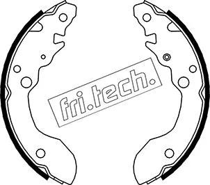 Brake Shoe Set (1111.244)