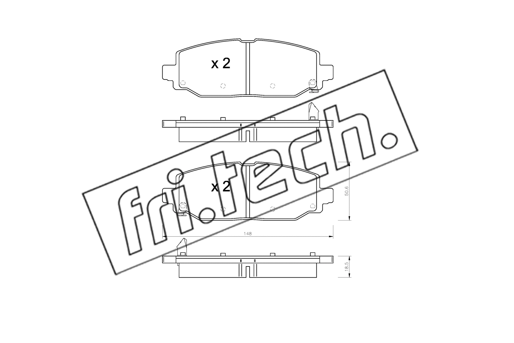 Brake Pad Set, disc brake (1335.0)