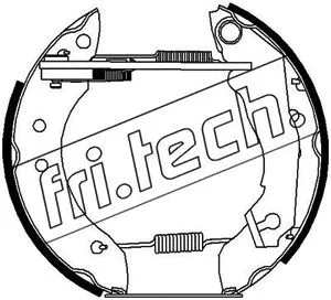 Brake Shoe Set (16007)