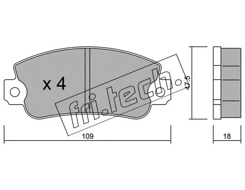 Brake Pad Set, disc brake (035.0)