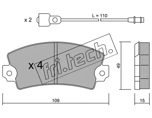 Brake Pad Set, disc brake (005.4)