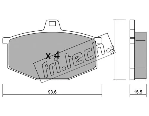 Brake Pad Set, disc brake (014.0)