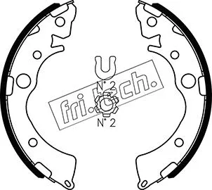 Brake Shoe Set (1044.018)