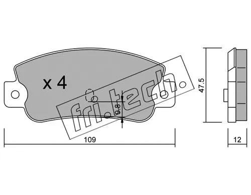 Brake Pad Set, disc brake (065.0)