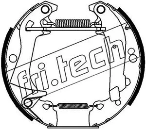 Brake Shoe Set (16017)