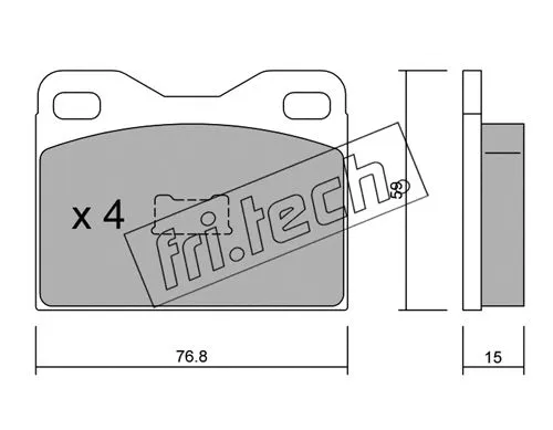 Brake Pad Set, disc brake (017.0)