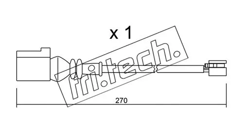 Warning Contact, brake pad wear (SU.246)