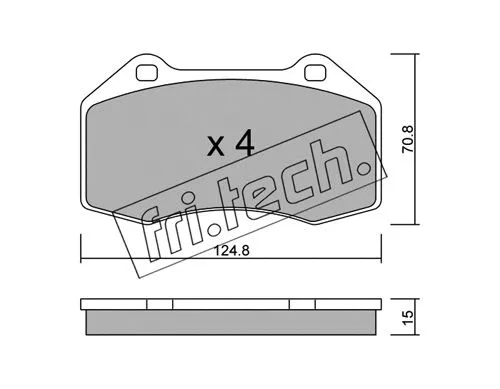 Brake Pad Set, disc brake (667.0)