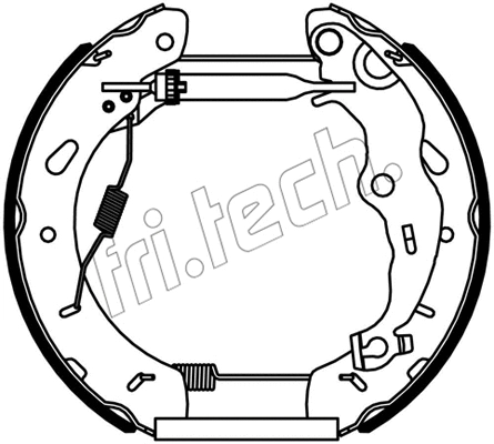 Brake Shoe Set (16535)
