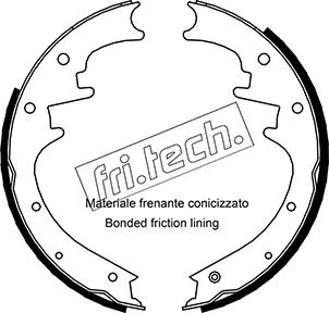 Brake Shoe Set (1088.224)