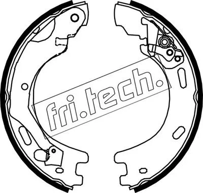 Brake Shoe Set, parking brake (1092.314)