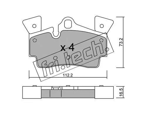 Brake Pad Set, disc brake (671.1)
