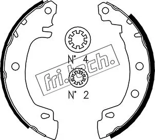 Brake Shoe Set (1088.225)