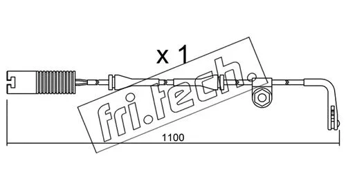 Warning Contact, brake pad wear (SU.148)