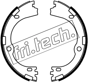 Brake Shoe Set, parking brake (1253.752)
