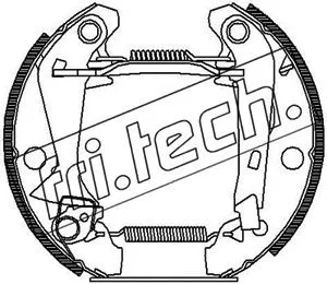 Brake Shoe Set (16025)