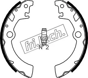 Brake Shoe Set (1111.242)