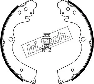 Brake Shoe Set (1110.334)