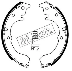 Brake Shoe Set (1115.292)