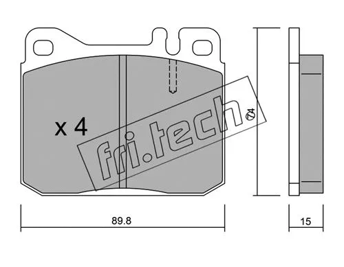 Brake Pad Set, disc brake (013.0)