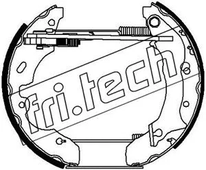 Brake Shoe Set (16261)