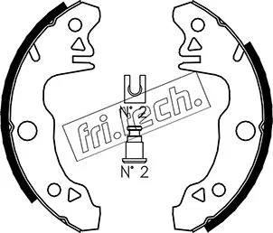 Brake Shoe Set (1088.205)