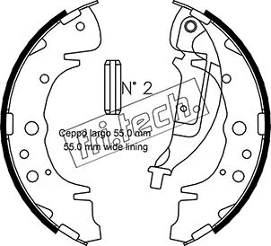 Brake Shoe Set (1046.216)