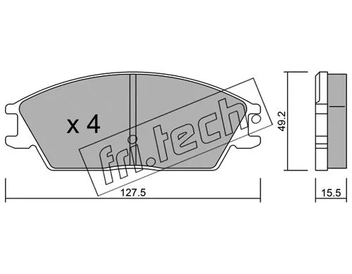 Brake Pad Set, disc brake (083.0)