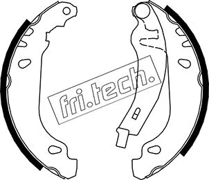 Brake Shoe Set (1088.216Y)