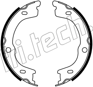 Brake Shoe Set, parking brake (1253.740)