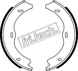 Brake Shoe Set, parking brake (1052.138)