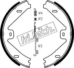 Brake Shoe Set, parking brake (1052.137K)