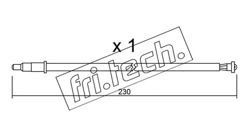Warning Contact, brake pad wear (SU.105)
