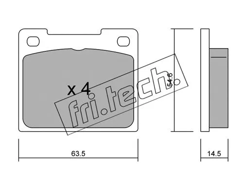 Brake Pad Set, disc brake (022.0)