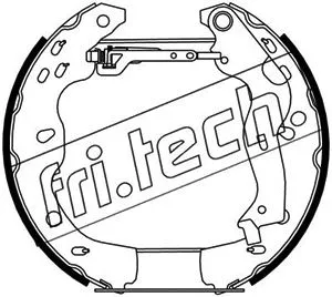 Brake Shoe Set (16301)