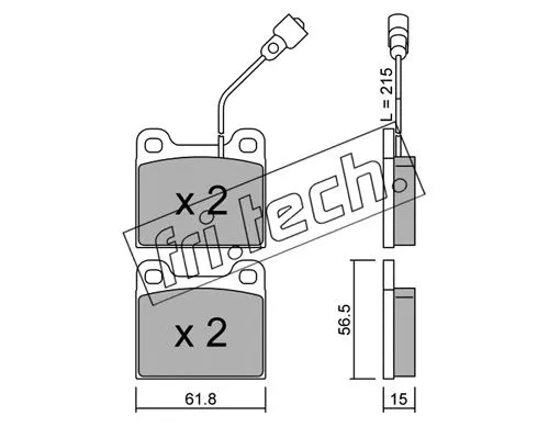 Brake Pad Set, disc brake (003.2)