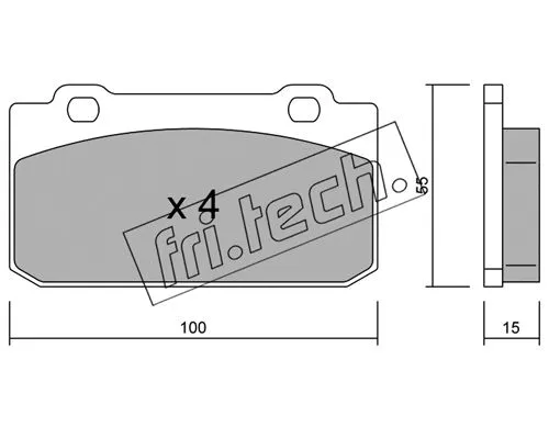 Brake Pad Set, disc brake (042.0)