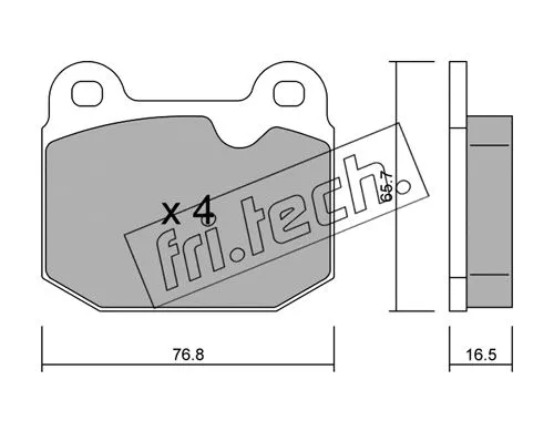 Brake Pad Set, disc brake (015.1)