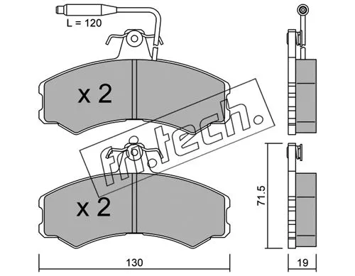 Brake Pad Set, disc brake (033.0)