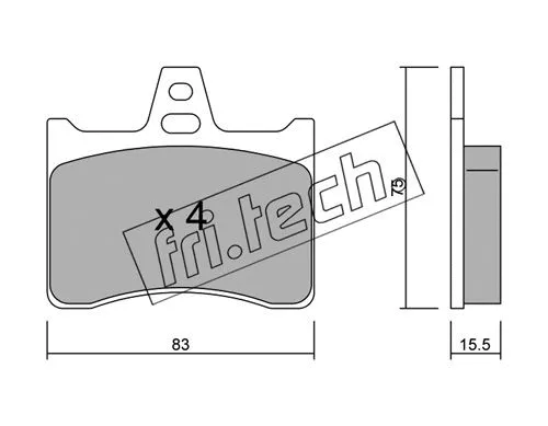 Brake Pad Set, disc brake (547.0)