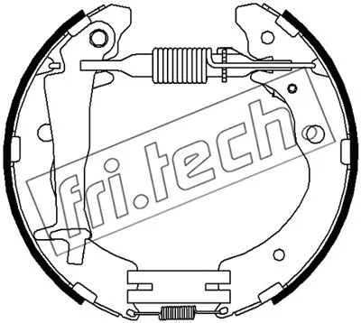 Brake Shoe Set (16518)